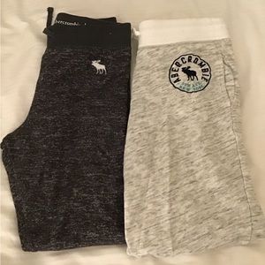 Abercrombie kids sweatpants 11/12 set